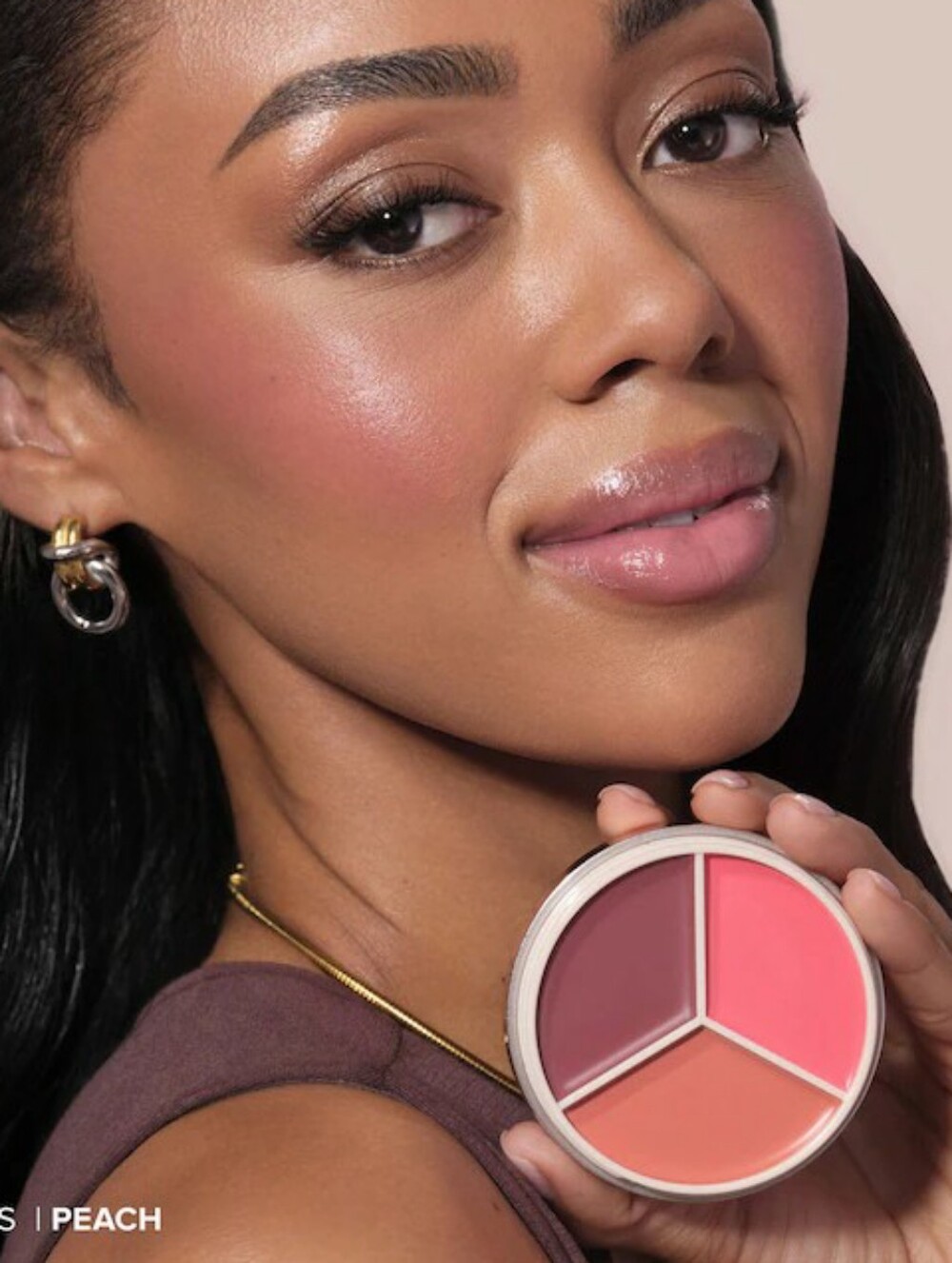 🍑Face Need🍑BNIB Anastasia Fullsize PEACH Magic Touch Cream Blush Trio!$38Ret!!